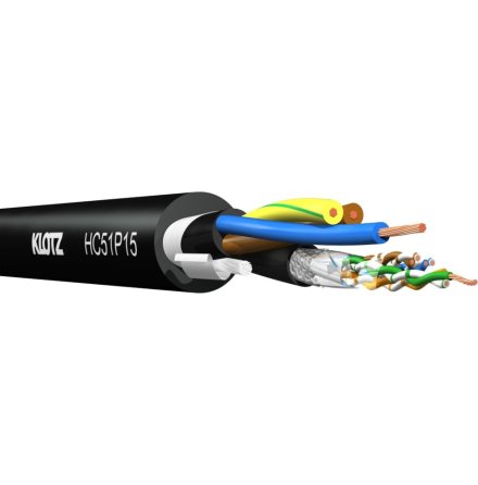 Klotz HC52P15 | Multi CAT5 + strm kabel fr mobilt bruk