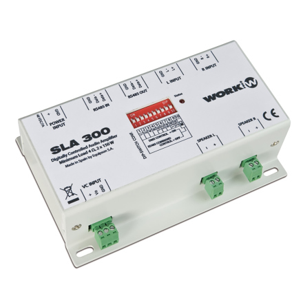 Work SLA300 | Ultrakompakt installationsförstärkare 2x150W